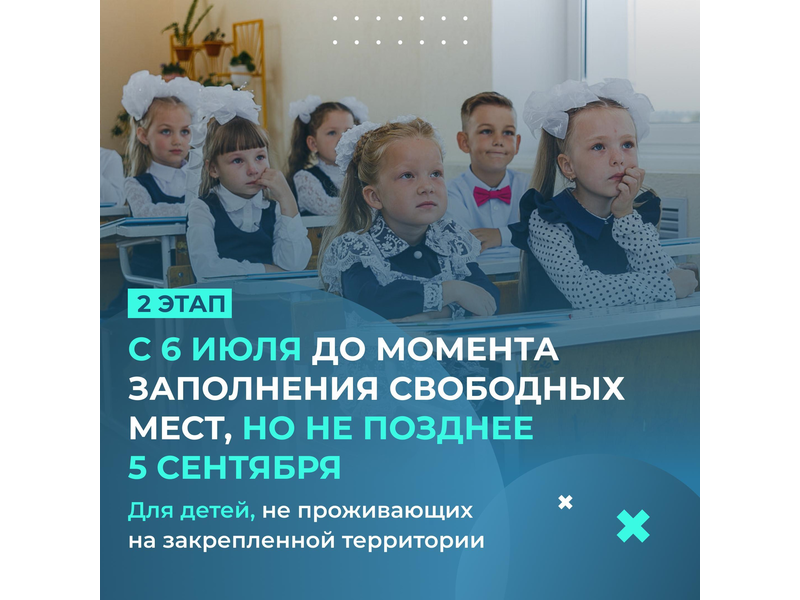 Запись в первый класс через Госуслуги